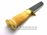 Knivsmed Stromeng Same Knife 8'' KS8F with Finger Guard - Birch, Carbon Steel, Knivsmed Strømeng - Granbergs Firearms