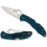 Spyderco Delica 4 Lockback Blue K390 Folding Pocket Knife SC11FPK390