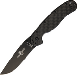 Ontario RAT 1 Linerlock Black ON8887CF - AUS-8, Carbon Fibre, Ontario Knife Company - Granbergs Firearms