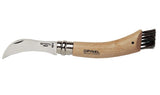 Opinel Mushroom Knife Inox #8 YO001252 - All Wood, Beech, Opinel, Sandvik 12C27, Stainless Steel - Granbergs Firearms