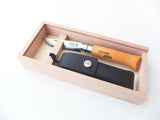 Opinel No. 8 Carbon with Pouch and Gift Box YO000815 - Beech, Carbon Steel, Opinel - Granbergs Firearms