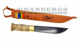 Knivsmed Stromeng Same knife 7'' KS7OF Old Fashion Knife Carbon Norwegian Made - Birch, Carbon Steel, Knivsmed Strømeng - Granbergs Firearms