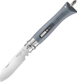 Opinel DIY No 9 Inox Steel Tool Knife Gray Folding Pocket Knife OP01792