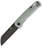 QSP Penguin Linerlock Blk Jade G10 Folding Pocket Knife QS130W