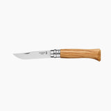 Opinel No. 8 Inox Olive Wood Folding Pocket Knife YO001004