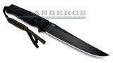 Kizlyar Supreme Croc Aus-8 Black Tactical Knife - AUS-8, Kizlyar Supreme, Military - Granbergs Firearms