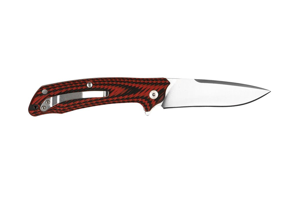 TTK Folding Knife D2- G10 Red/Blk Folding Pocket Knife TTKDP89FRB ...