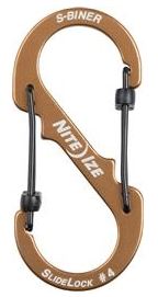 Nite Ize S-Biner Slidelock #2 N04704 - All Metal, Nite Ize - Granbergs Firearms