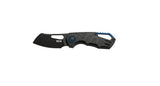 MKM Isonzo Black Wharncliffe Folding Pocket Knife MK FX03-2PBK
