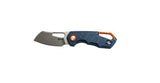 MKM Isonzo Blue Orange Wharncliffe Folding Pocket Knife MK FX03-2PBL