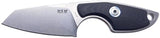 MKM Mikro 2 Black G10 Wharncliffe Fixed Blade Knife MK MR02-GBK