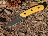 TTK Small Hunting Knife Wood Camphor TTKAUSGCWOOD - camphor, D2, survival - Granbergs Firearms